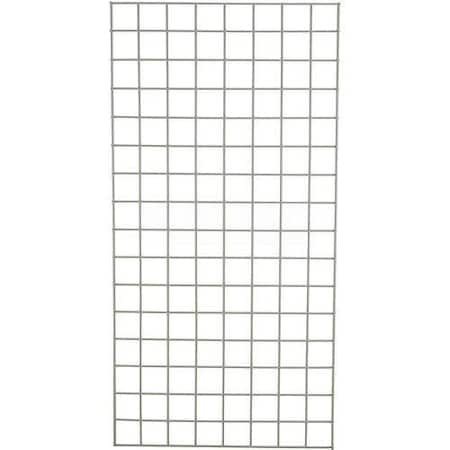 Global Industrial Wire Grid Panel 72in x 24in Poly-Green 933CP17GZ